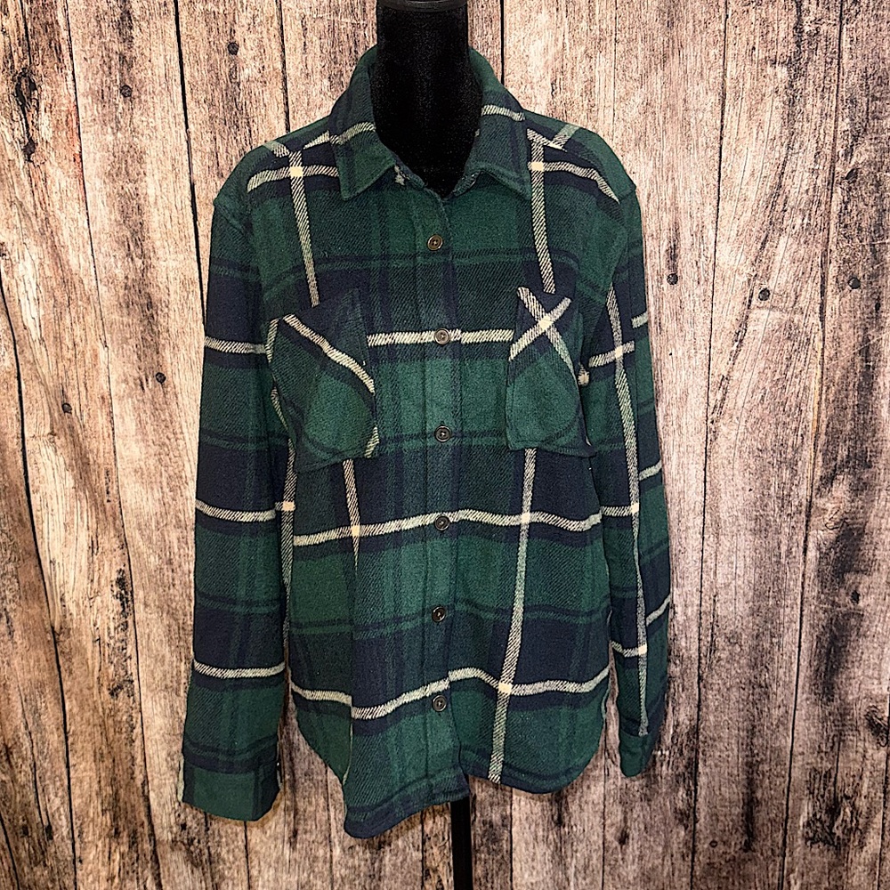 Ps/La flannel shacket 🪴